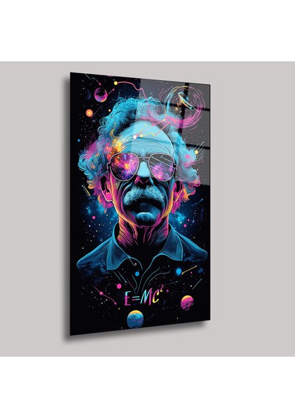 Albert Eınsteın - Cam Tablo - DEG0146 fiyatları