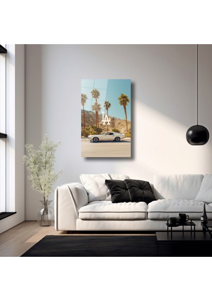 Los Angeles Rüyası - Cam Tablo - DEG0150 fırsatları