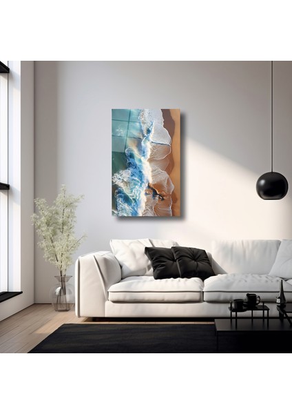 Dalgarın Rengi - Cam Tablo - DEG0131 fırsatları