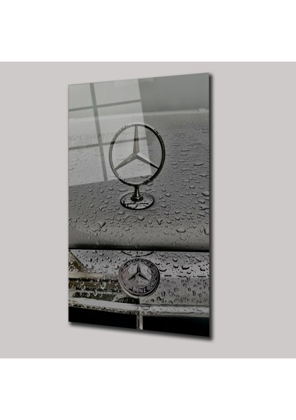 Mercedes-Benz Arması - Cam Tablo - DEG0180