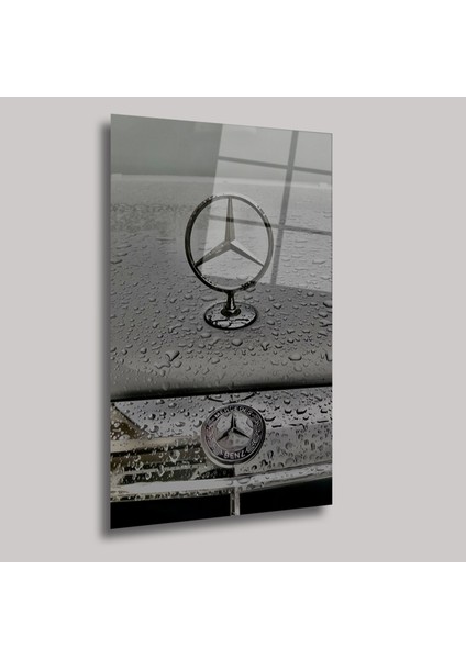 Mercedes-Benz Arması - Cam Tablo - DEG0180 fiyatları
