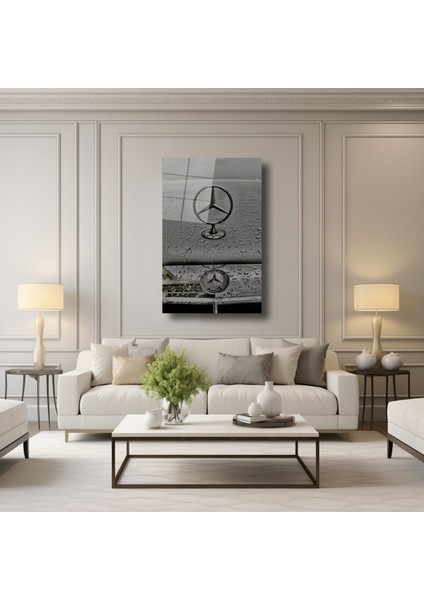 Mercedes-Benz Arması - Cam Tablo - DEG0180 modelleri