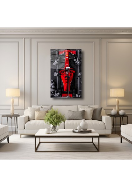 Formula 1 Charles Leclerc Pit stop - Cam Tablo - DEG0127 modelleri