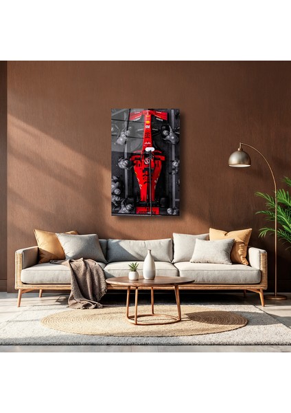 Formula 1 Charles Leclerc Pit stop - Cam Tablo - DEG0127 indirimleri