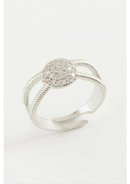 Yuvarlak Taşlı Yüzük