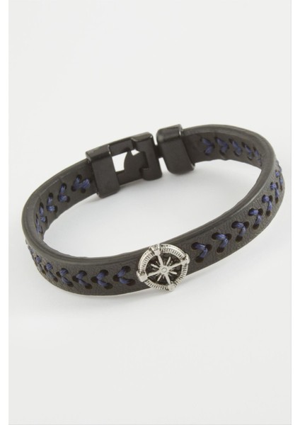 Pusula Kaliteli Suni Deri Bileklik