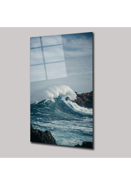 Kıyıların Sesi - Cam Tablo - DEG0103