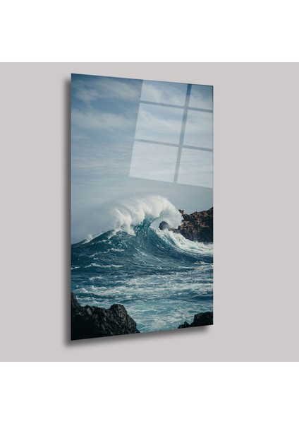Kıyıların Sesi - Cam Tablo - DEG0103 fiyatları