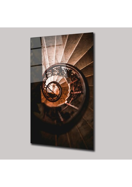 Vintage Merdivenler - Cam Tablo - DEG0042