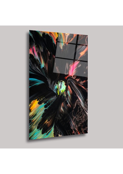 Renklerin Karmaşası- Cam Tablo - DEG0040 fiyatları