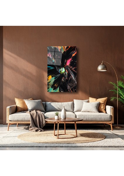 Renklerin Karmaşası- Cam Tablo - DEG0040 indirimleri