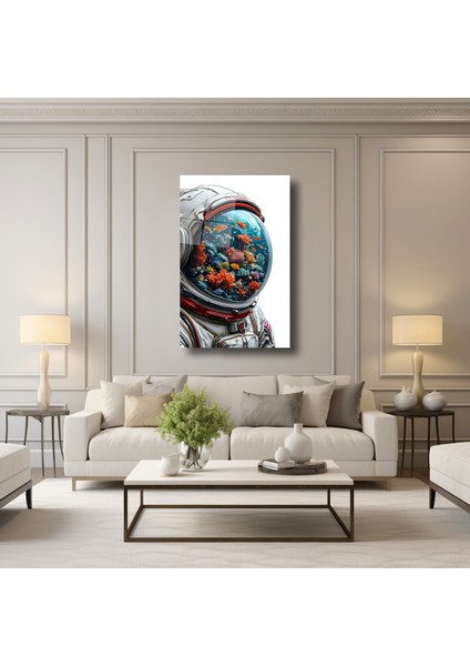 Astronotun Hayali - Cam Tablo - DEG0025 fırsatları