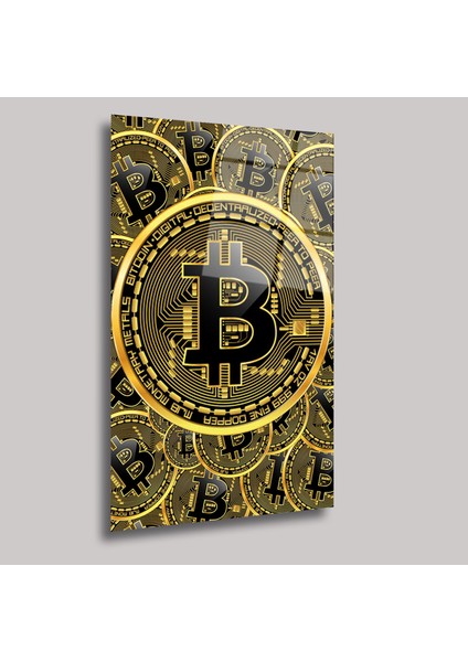 Bitcoin - Cam Tablo - DEG0038