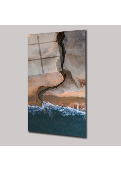 Okyanus Çizgisi - Cam Tablo - DEG0021