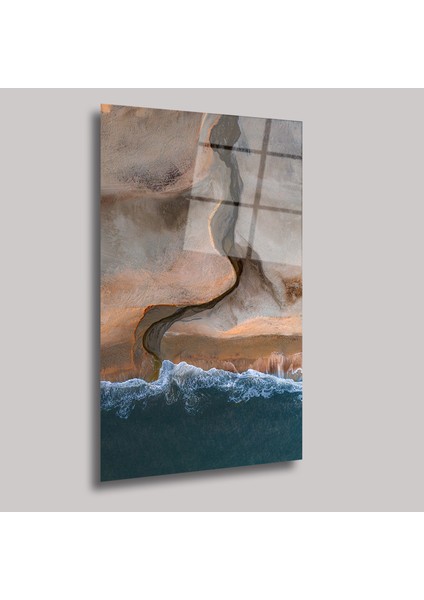 Okyanus Çizgisi - Cam Tablo - DEG0021 fiyatları