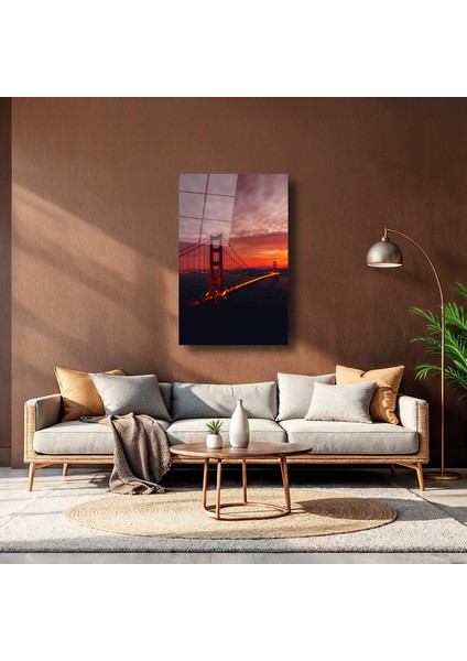 San Francisco Işığı - Cam Tablo - DEG0053 indirimleri