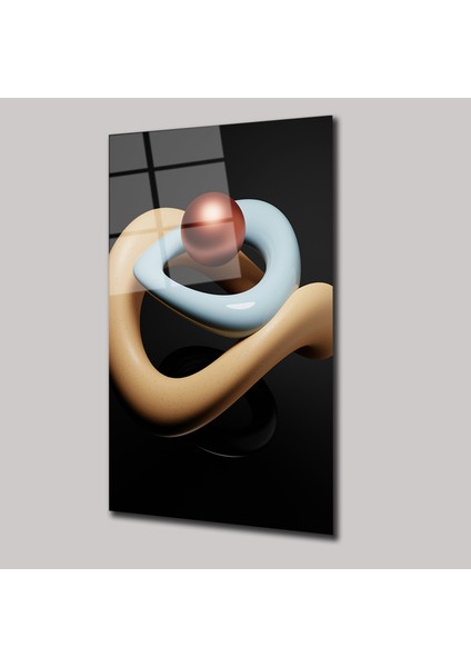 Şeklin Yankısı - Cam Tablo - DEG0031