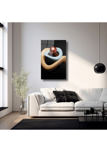 Şeklin Yankısı - Cam Tablo - DEG0031 fırsatları