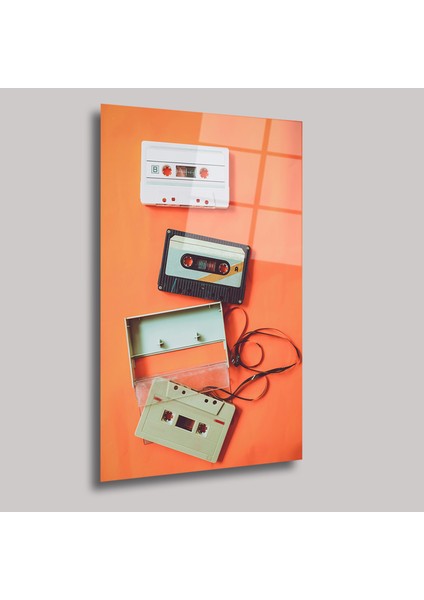 Vintage Kasetler - Cam Tablo - DEG0081 fiyatları