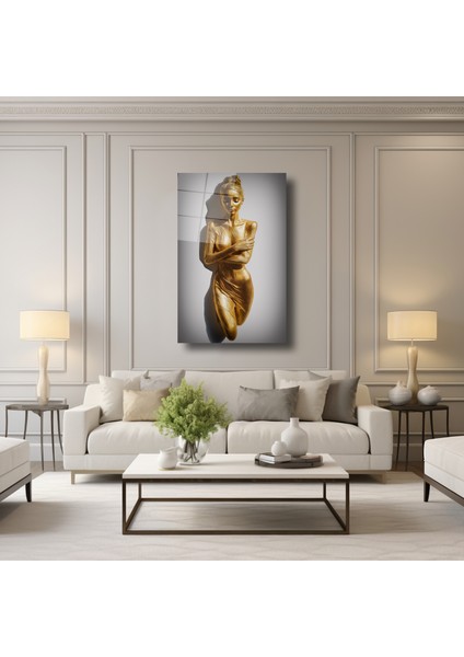 Altın Kadın - Cam Tablo - DEG0061 modelleri
