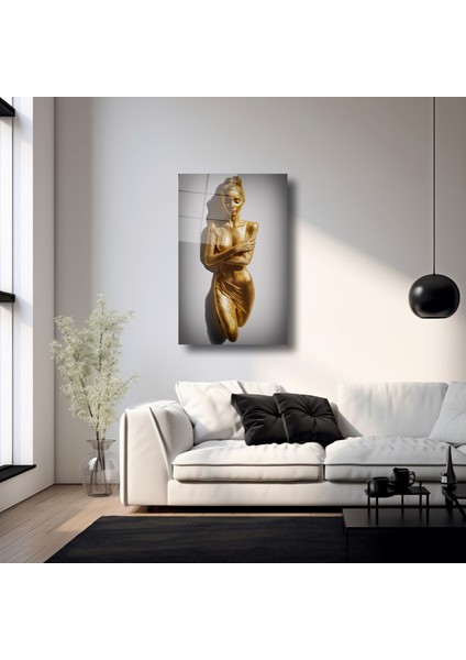 Altın Kadın - Cam Tablo - DEG0061 indirimleri
