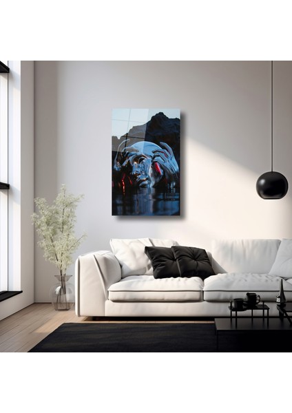 Soyut Maske - Cam Tablo - DEG0002 modelleri