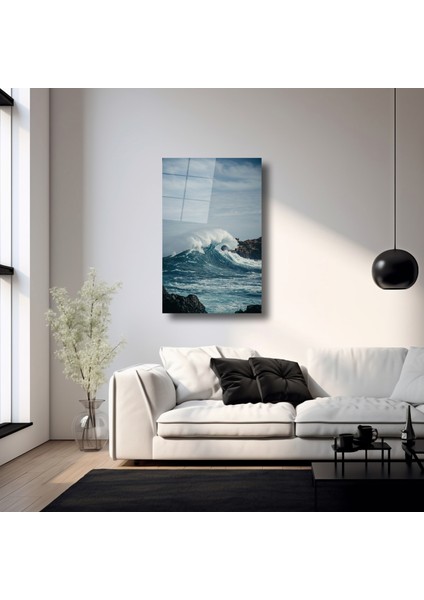 Kıyıların Sesi - Cam Tablo - DEG0103 fırsatları