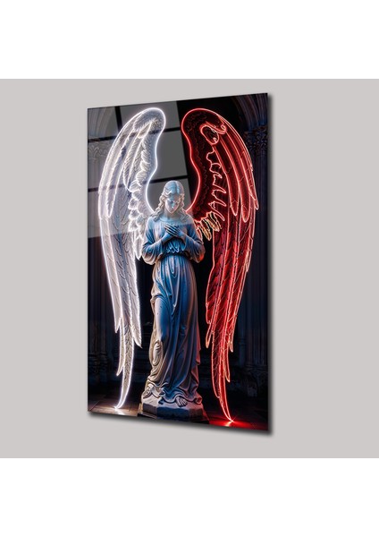 Kalbin Iki Kanadı - Cam Tablo - DEG0052