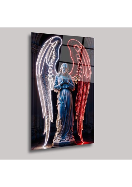 Kalbin Iki Kanadı - Cam Tablo - DEG0052 fiyatları