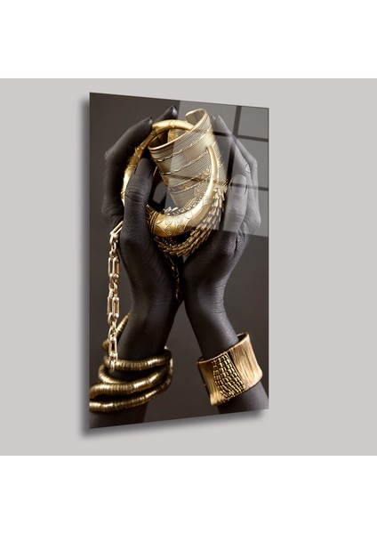 Gold Reverence - Cam Tablo - DEG0044 fiyatları