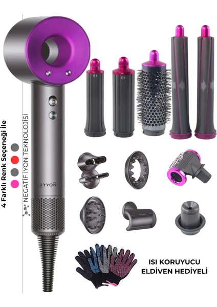 Saç Kurutma ve Şekillendirici Full Set 12IN1