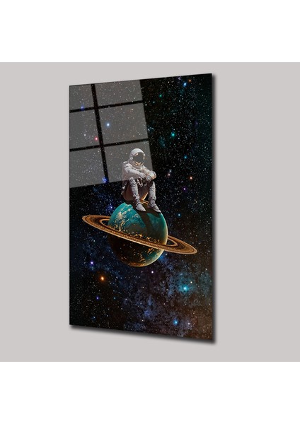 Kozmoz ve Astronot Cam Tablo - DEG0043