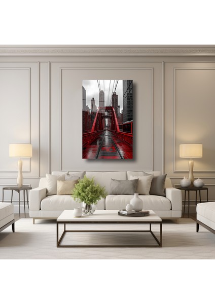 Köprü ve Şehir Manzaralı - Cam Tablo - DEG0035 modelleri
