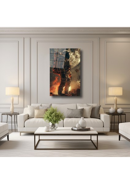 Ay ve Astronot - Cam Tablo - DEG0030 modelleri