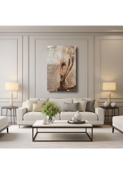 Yaşlı Fil - Cam Tablo - DEG0010 fırsatları