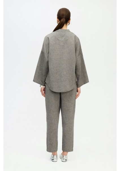 Gri Slouchy Pantolon modelleri