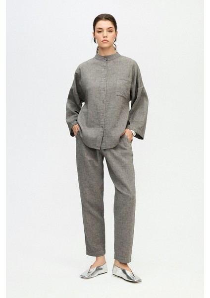 Gri Slouchy Pantolon fırsatları