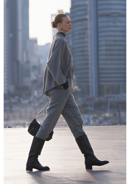Gri Slouchy Pantolon indirimleri