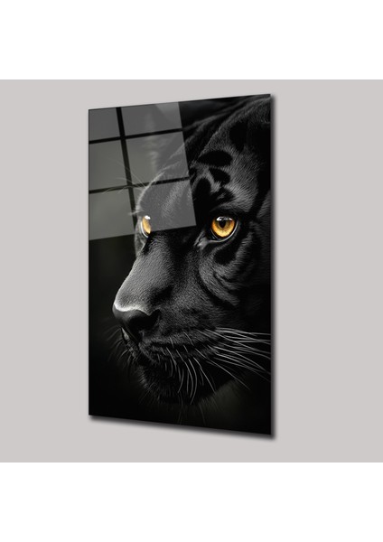 Vahşi Panter - Cam Tablo - DEG0027