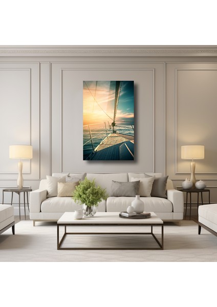 Güverteden Gün Batımı - Cam Tablo - DEG0160 modelleri