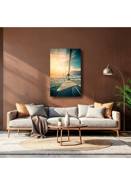 Güverteden Gün Batımı - Cam Tablo - DEG0160 indirimleri