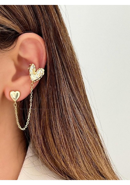 Çelik Kalpli Earcuff