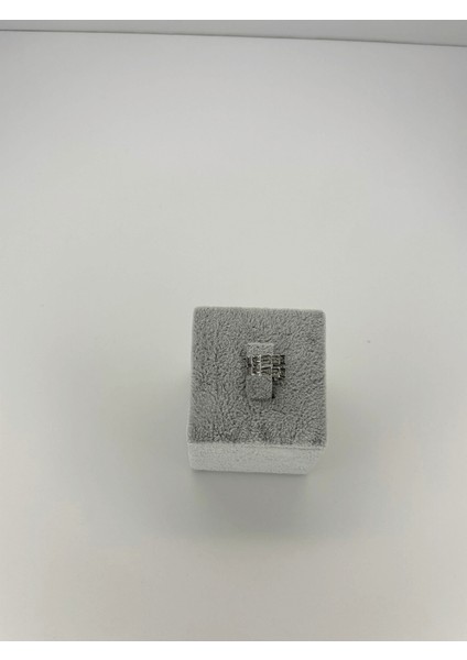 Çift Sıra Parlak Taşlı Ayarlanabilir Silver Earcuff