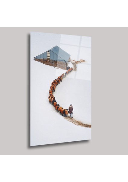 Çobanın Izinde - Cam Tablo - DEG0299 fiyatları