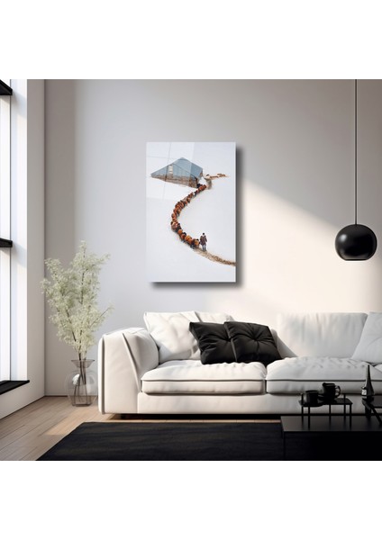 Çobanın Izinde - Cam Tablo - DEG0299 fırsatları