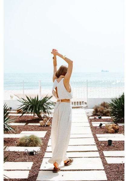 Crinkle Kolsuz Crop Top fırsatları