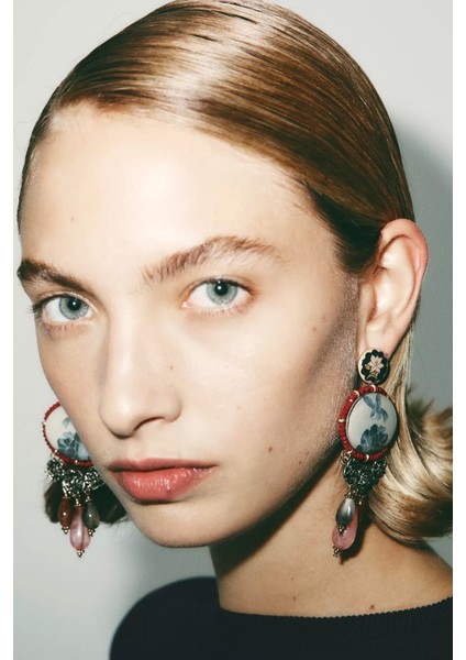 Çelik Sallantılı Charm Küpe fiyatları