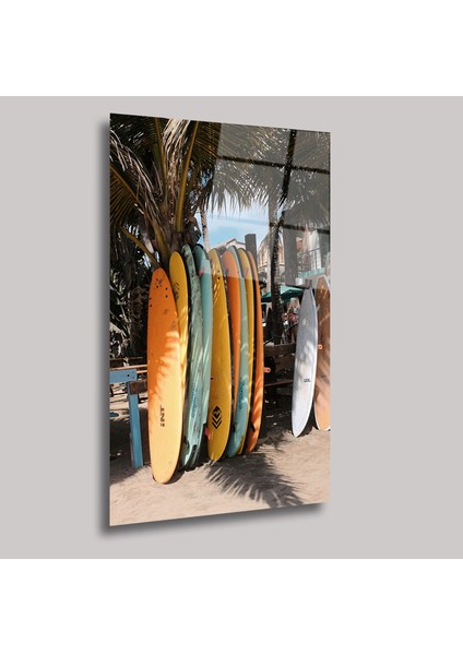 Sörf Beach - Cam Tablo - DEG0037 fiyatları