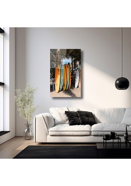 Sörf Beach - Cam Tablo - DEG0037 fırsatları