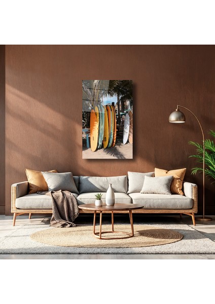 Sörf Beach - Cam Tablo - DEG0037 indirimleri